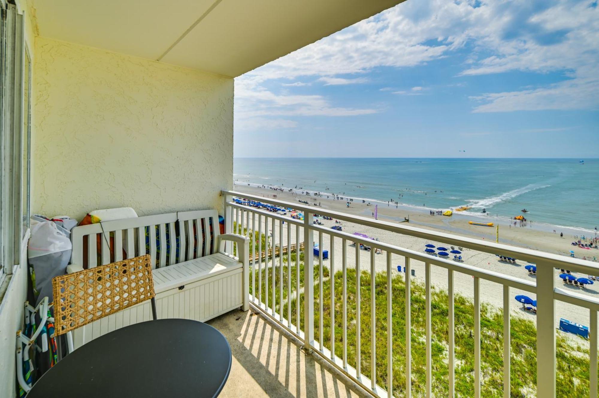 Cozy Coastal Condo With Airy Oceanfront Balcony Myrtle Beach Ngoại thất bức ảnh